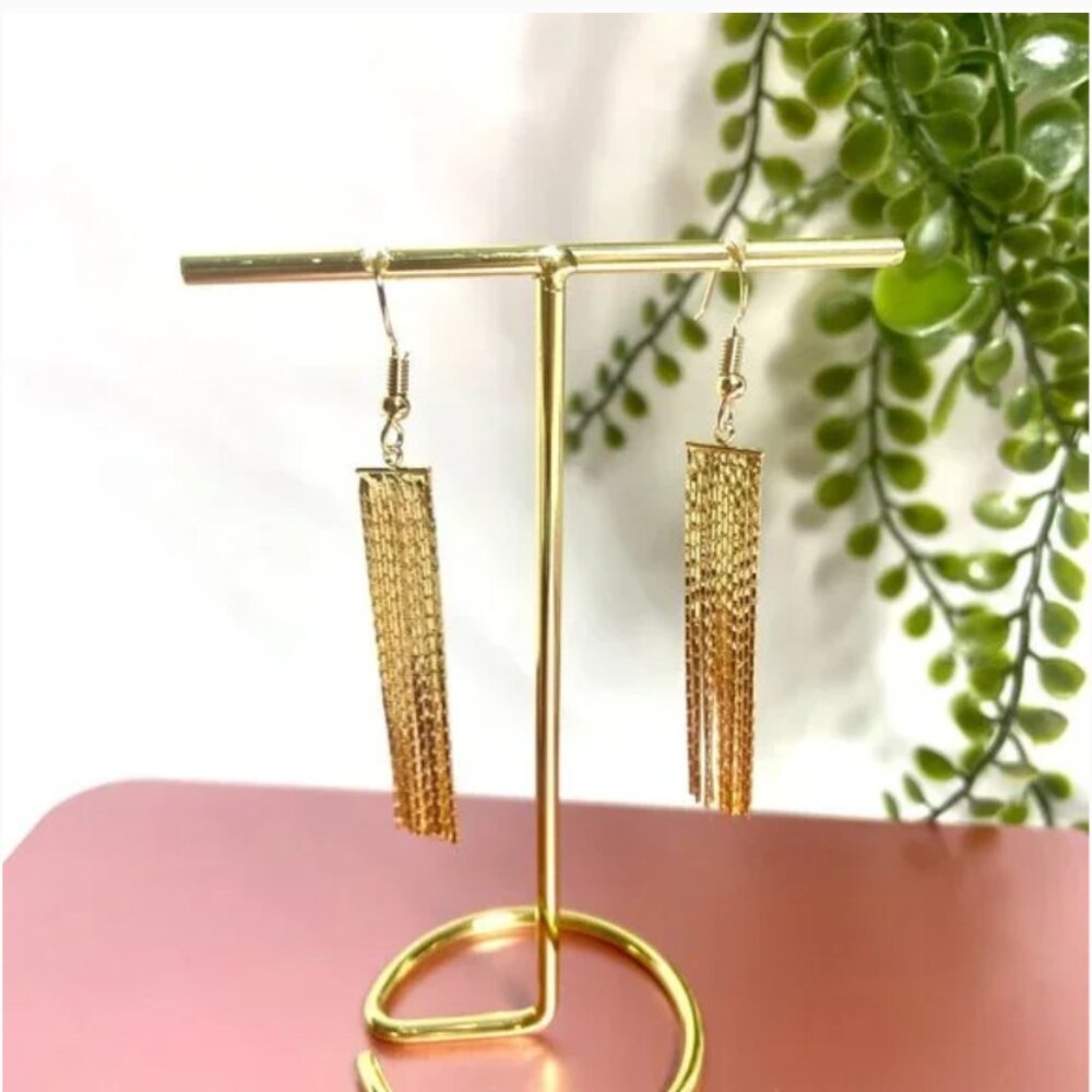❤️ FREE Dangle Tiered Shimmer Tassel Party Elegant Classy Drop Girly Earrings